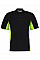 Black/Lime/White Classic Fit Track Polo