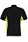 Black/Lime/White Classic Fit Track Polo