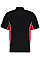 Black/Red/White Classic Fit Track Polo