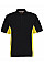 Black/Sun Yellow/White Classic Fit Track Polo