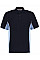 Navy/Light Blue/White Classic Fit Track Polo