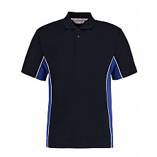 Navy/Royal/White Classic Fit Track Polo