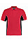 Red/Black/White Classic Fit Track Polo