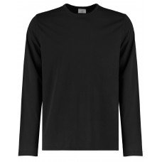 Black Fashion Fit Long Sleeve Superwash® 60° Tee