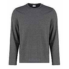 Dark Grey Melange Fashion Fit Long Sleeve Superwash® 60° Tee