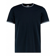 Navy/white/ Light Blue Fashion Fit Tipped Tee