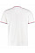 White/ Red/ Royal Fashion Fit Tipped Tee