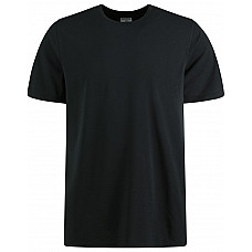 Black Regular Fit Superwash 60 Pique Tee