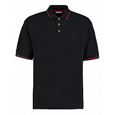 Black/Bright Red Classic Fit St.Mellion Polo