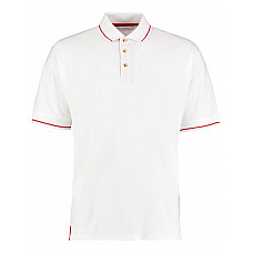 White/Bright Red Classic Fit St.Mellion Polo