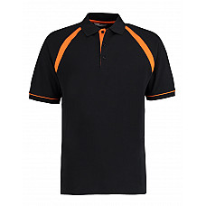 Black/Orange Classic Fit Oak Hill Polo