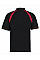 Black/Bright Red Classic Fit Oak Hill Polo