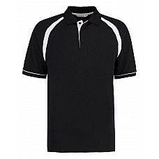 Black/White Classic Fit Oak Hill Polo