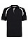 Black/White Classic Fit Oak Hill Polo