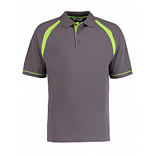 Charcoal/ Lime Classic Fit Oak Hill Polo