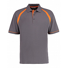 Charcoal/Orange Classic Fit Oak Hill Polo