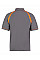 Charcoal/Orange Classic Fit Oak Hill Polo