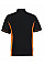 Black/Orange Classic Fit Scottsdale Polo