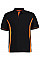 Black/Orange Classic Fit Scottsdale Polo