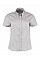 Silver Grey Tailored Fit Short Sleeve Premium Oxford Shirt