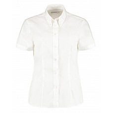 White Tailored Fit Short Sleeve Premium Oxford Shirt