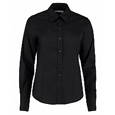 Black Tailored Fit Long Sleeve Premium Oxford Shirt