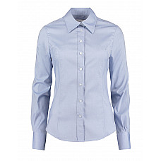 Light Blue Tailored Fit Long Sleeve Premium Oxford Shirt