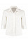 White Tailored Fit 3/4 Sleeve Continental Blouse