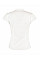 White Tailored Fit Cap Sleeve Mandarin Collar Blouse