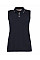 Navy/White Classic Fit Sleeveless Polo