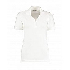 White Regular Fit Comfortec® V-Neck Polo