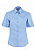 Light Blue Tailored Fit Short Sleeve Business Shirt