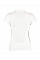 White Regular Fit Short Sleeve Mandarin Colar Top