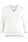 White Womens Regular Fit Mandarin Collar Top