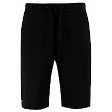 Black Slim Fit Sweat Short