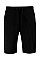 Black Slim Fit Sweat Short