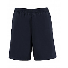 Navy/White Classic Fit Track Short