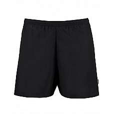 Black Classic Fit Plain Short