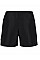 Black Classic Fit Plain Short