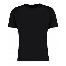 Black/Black Men's Regular Fit Cooltex® Contrast Tee