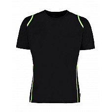 Black/Flourescent Lime Men's Regular Fit Cooltex® Contrast Tee