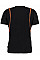 Black/Fluorescent Orange Men's Regular Fit Cooltex® Contrast Tee