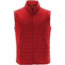 Bright Red Men's Nautilus Quilted Bodywarmer