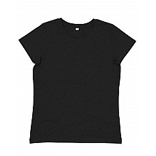 Charcoal Grey Melange Women's Essential Organic T