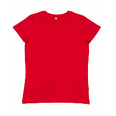 Red Women's Essential Organic T