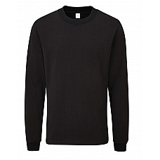 Black Unisex Essential Organic Long Sleeve T