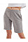 Heather Grey Melange Unisex Essential Organic Shorts