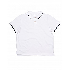 White/Navy The Women's Tipped Polo