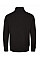 Black Unisex Organic 1/4 Zip Sweat