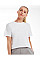 White Women's Organic Cropped Heavy T